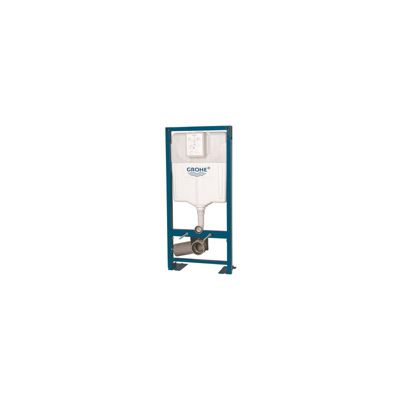 Pack WC suspendu sans bride VILLEROY ET BOCH Subway 2.0 blanc Alpin + abattant + plaque blanche + bâti Grohe