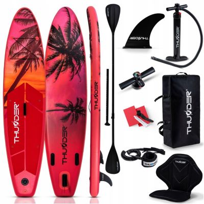 Paddle gonflable 320 cm planche SUP pour nager Thunder sûre solide pagaie ensemble et accessoires 1 pièce.