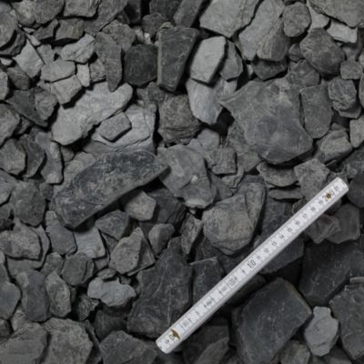 Paillage Ardoise Noire 30-90 mm - Sac 20 kg (0,25 m²) - RO'MA NATURE
