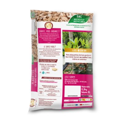 Paillage pour massifs et fleurs Or Bun 6L