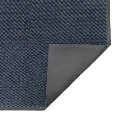 Paillasson bleu 90x150 cm vidaXL