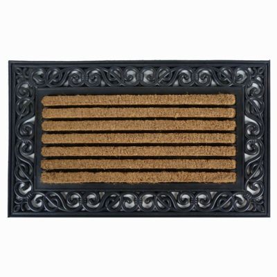 Paillasson caoutchouc grille l.45 x L.75 cm