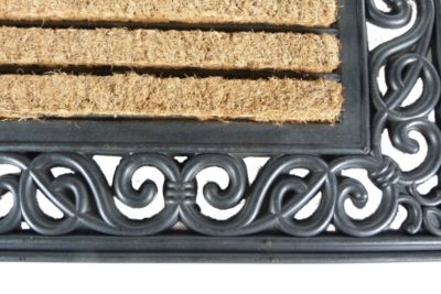 Paillasson caoutchouc grille l.45 x L.75 cm