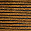 Paillasson coco caoutchouc Bugala à rayures GoodHome L.45 x l.75 cm