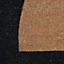 Paillasson coco Kebir cadre GoodHome noir L.45 x l.75 cm