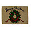 Paillasson de Noël en fibre de coco naturelle Merry Christmas 40 x 60 cm GoodHome