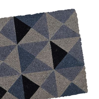 Paillasson déco graphique 40 x 60 cm bleu GoodHome