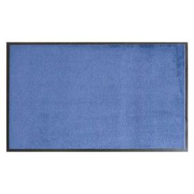 Paillasson intérieur bleu 45 x 75 cm Nuancia