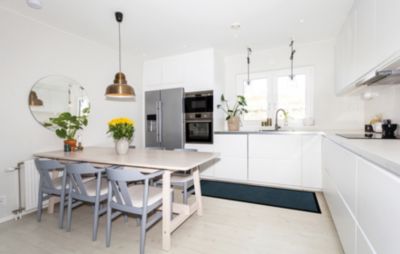 Paillasson intérieur cuisine uni gris 50 x 120 cm