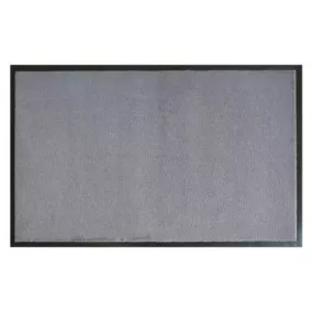 Paillasson intérieur gris 45 x 75 cm Nuancia