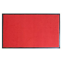 Paillasson intérieur rouge 45 x 75 cm Nuancia