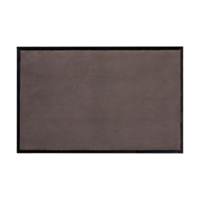 Paillasson intérieur taupe 45 x 75 cm Nuancia