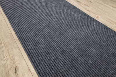 Paillasson RugsX 80x220 cm gris 123506 1 szt.
