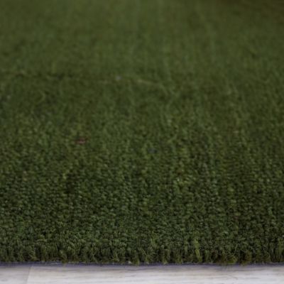 Paillasson - Tapis brosse Coco - Vert - Ep, 17mm - Rouleau de 2m x 9m
