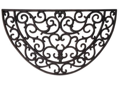 Paillasson tapis caoutchouc demi-lune - 68 x 40 cm - Esschert Design