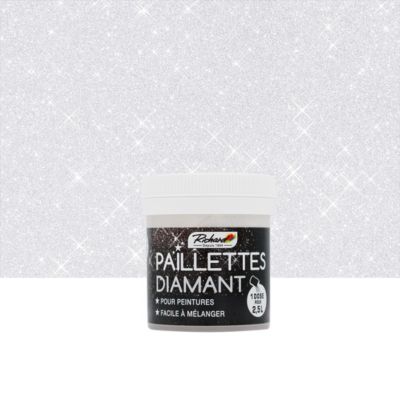 Paillettes Diamant Richard 30g additif décoratif pour peinture, vernis et cire