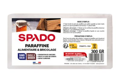 Pain de paraffine alimentaite et bricolae 300 g Spado