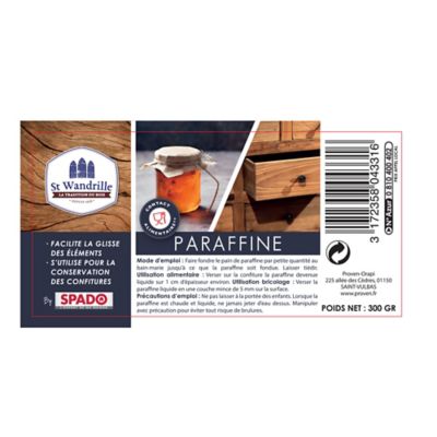 Pain de paraffine alimentaite et bricolae 300 g Spado