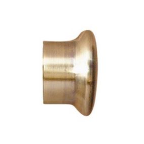 Paire d'embouts de tringle en forme de bouchon (Diam. 20 mm - Bronze)