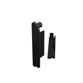 Paire d'Embouts Plinthe Passe-Câble PVC 80 mm - Anthracite