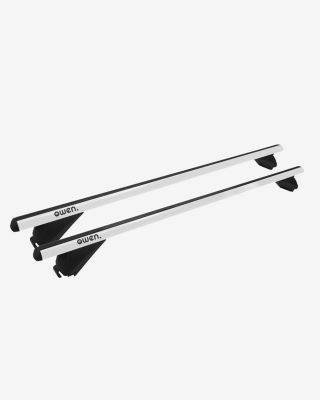 Paire de Barres de Toit en Aluminium 120 cm pour Rails Fermés