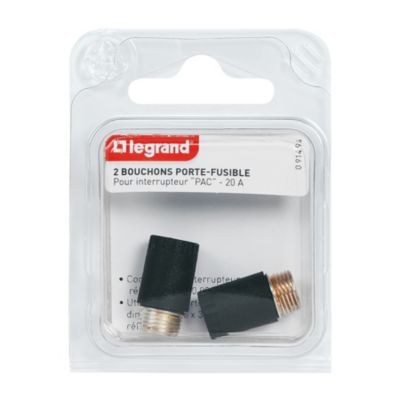 Paire de bouchon pour porte-fusible Legrand 0 914 94 pour interrupteur PAC