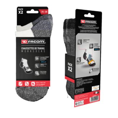 Paire de chaussettes Facom taille 43/46 vendue par 2