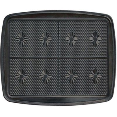 Paire de plaque pour gaufrettes super 2 gaufres Lagrange 030222