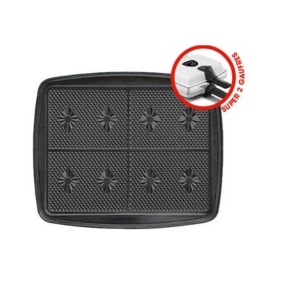Paire de plaque pour gaufrettes super 2 gaufres Lagrange 030222