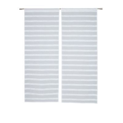 Paire De Rideaux En Perles De Verre En Forme De Cœur - Couleur Beige - Longueur 60 Cm - Neuf