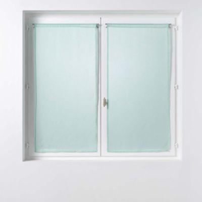 Paire de Rideaux Voile 60 x 120 cm Sandras Menthe