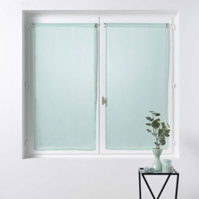 Paire de Rideaux Voile 60 x 120 cm Sandras Menthe