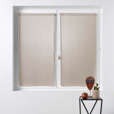 Paire de Rideaux Voile 60 x 120 cm Sandras Menthe
