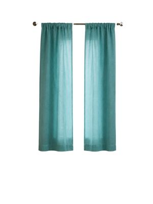 Paire de Rideaux voile uni Brise bise