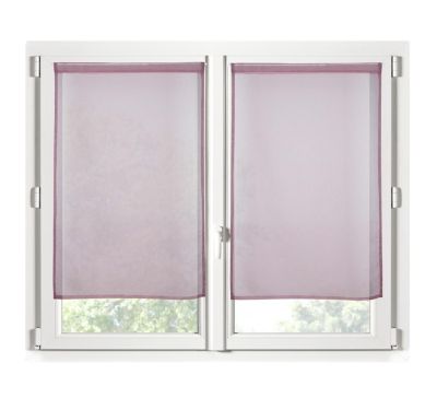 Paire de Rideaux voile uni Brise bise