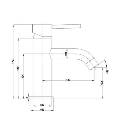 Paire De Robinet Lavabo + Robinet Bidet Chromé - Fassa