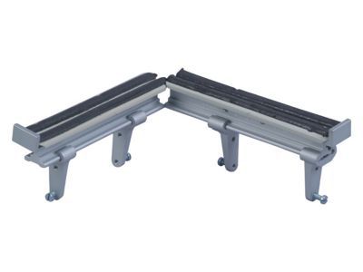 Paire de supports réglables pour tablette radiateur largeur 16 à 26 cm.