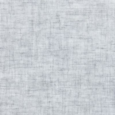 Paire de vitrage tamisant uni poly-lin passe-tringle Gabin gris L.90 x l.45cm Rocle