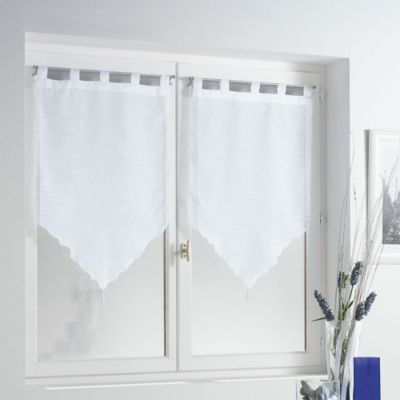 Paire De Voilages Naturels 60x120 Cm - Marque Douceur D’Intérieur - Couleur Beige