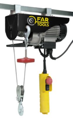 Palan électrique 1050W charge max 600Kg câble 12m