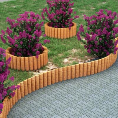 Palissade Rotta bois de pin 150 x 20 cm en.casa