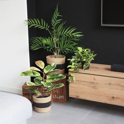 Palmier artificiel areca en pot 80cm