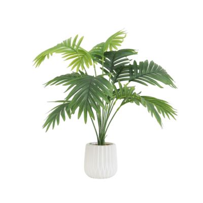 Palmier artificiel pot blanc 68cm