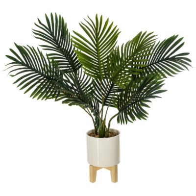 Palmier artificiel - pot céramique H72 cm - Atmosphera