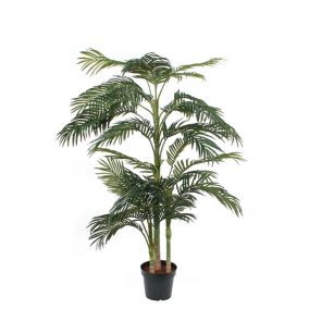 Palmier vert artificiel en pot plastique ø145 x h.190 cm