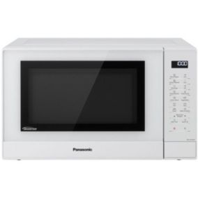 Panasonic NN-ST45KWEPG Four Micro-ondes Inverter 32L 1000W 21 Programmes Écran LCD Menu Junior Blanc