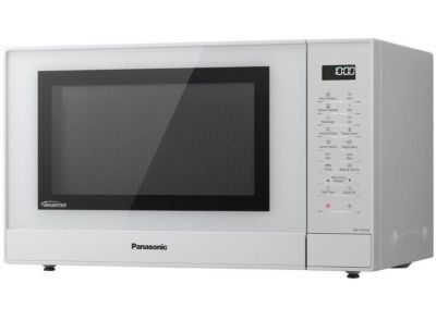 Panasonic NN-ST45KWEPG Four Micro-ondes Inverter 32L 1000W 21 Programmes Écran LCD Menu Junior Blanc