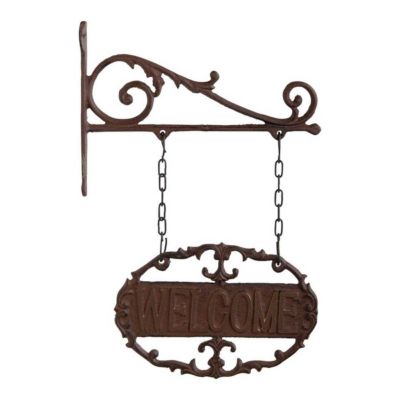 Plaque en métal vintage avec panneau de Noël « Happy Holidays