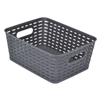 Panier Rangement Dressing En Feutrine – Gris Foncé, 15x32,5x40 Cm, Organiseur Pratique - 11