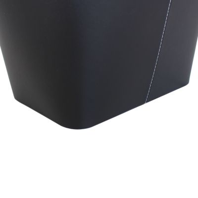 Panier à bûches en faux cuir GoodHome Carroz avec poignée charge max 10kg